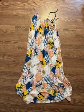 Anthropologie Malika Printed Maxi Dress
